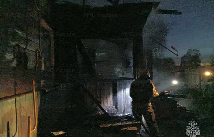 На пожаре в жилом доме в Донском мужчина и женщина получили ожоги