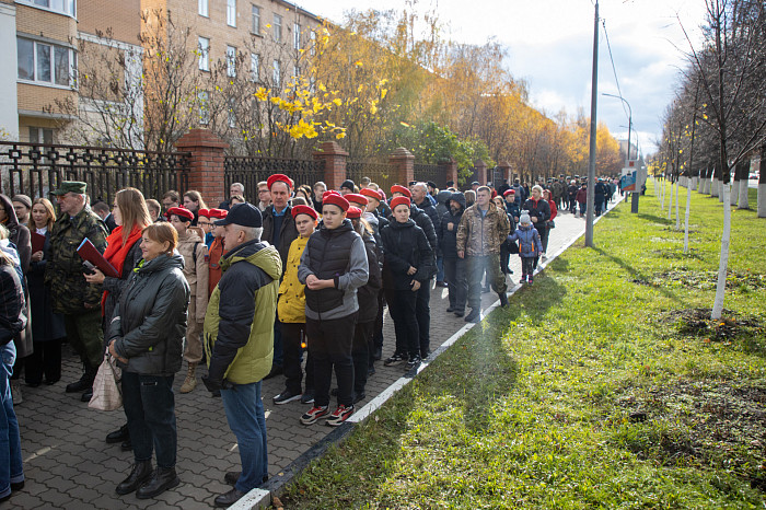 В Туле прошла церемония открытия Аллеи Героев