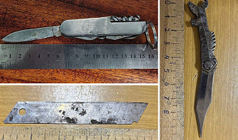 Двое мужчин пытались пронести ножи в здания судов Тульской области