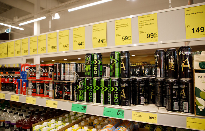 В марте в Тульской области введут ограничения по продаже энергетиков