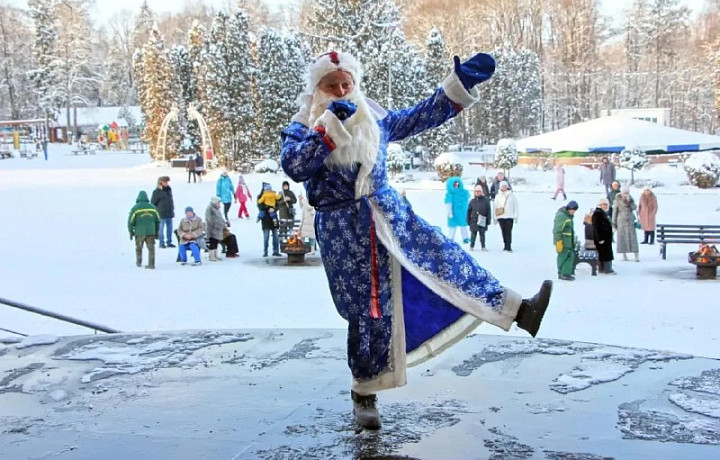«Зима по-тульски»: Жители отметили Новый год в городских парках