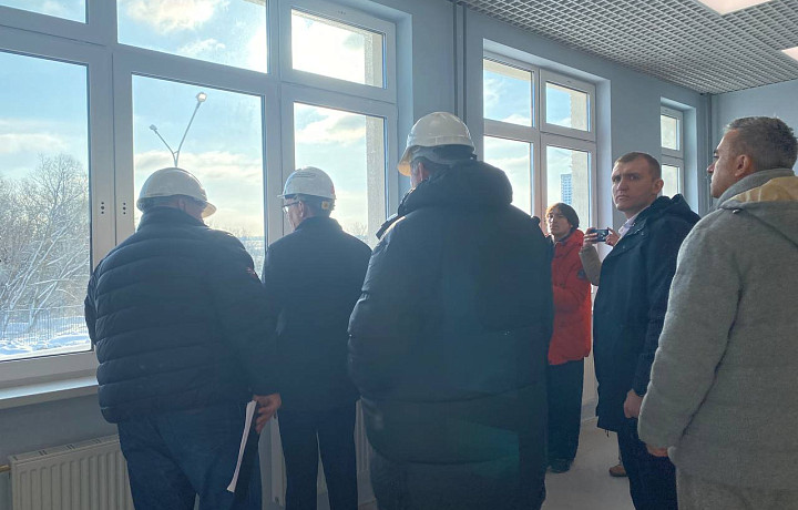 Готовность школы в тульском микрорайоне «Суворовский-2» составила 57%