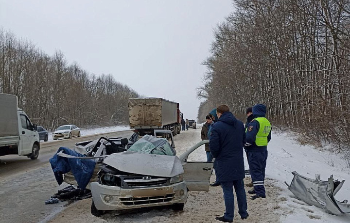 Две фуры и легковушка устроили смертельное ДТП на трассе М-2 в Тульской области