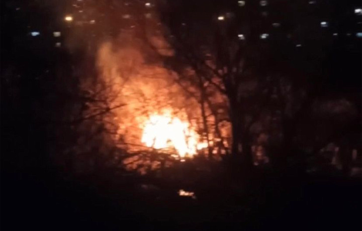 Ночью в Туле произошел пожар