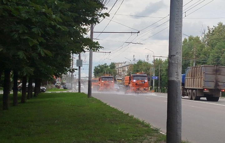 На уборку Тулы 26 июня выйдет более 80 единиц специализированной техники