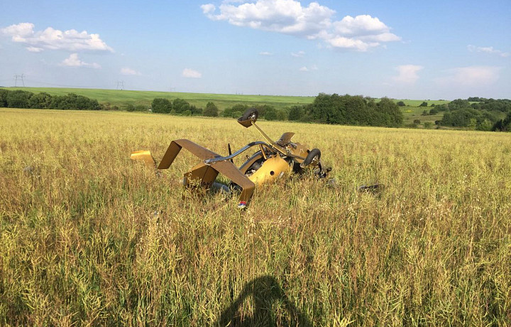 В Веневском районе Тульской области упал неустановленный летательный аппарат