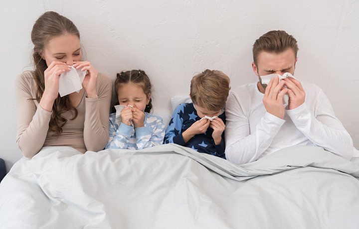 На прошлой неделе почти семь тысяч жителей Тульской области заболели ОРВИ и гриппом