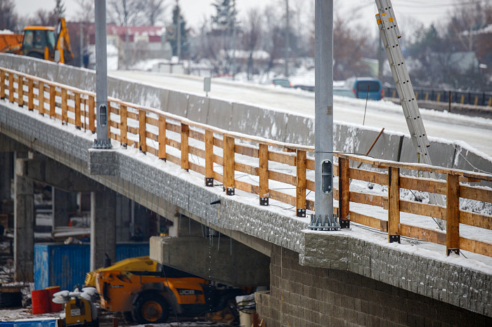 В Туле завершилась реконструкция первой половины Московского путепровода