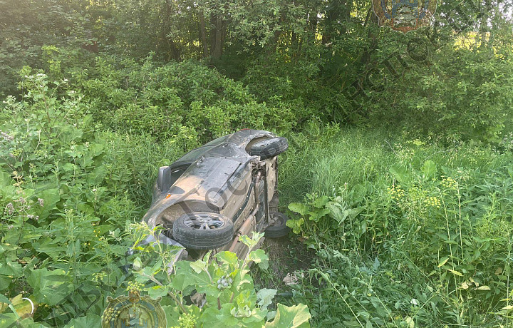 Volkswagen Polo в Щекинском районе хотел обогнать «Ладу Калину», из-за чего «Лада» съехала в кювет