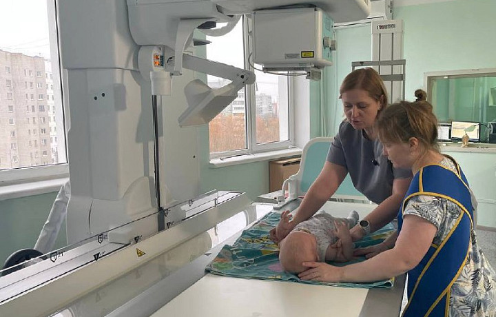 Врачи детской областной больницы в Туле провели 1 600 исследований на новом рентген-аппарате