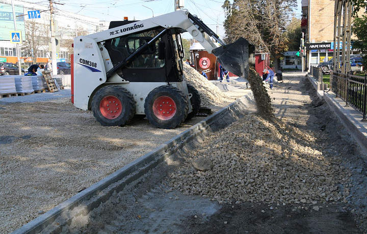 Строительная готовность проспекта Ленина в Туле составила 53%