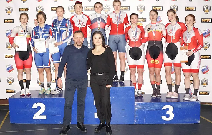 Тульские велогонщики завоевали медали Кубка России в командном спринте