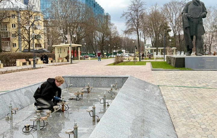 Все фонтаны в Туле должны быть запущены к 1 мая