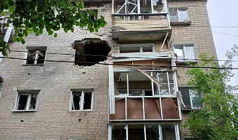 Опубликованы фото из дома в Щёкине, куда влетел беспилотник