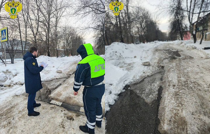 Прокуратура нашла нарушения в уборке дорог в Киреевском районе