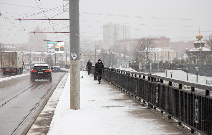 2 февраля в Туле ожидаются дождь со снегом и -2 градуса мороза