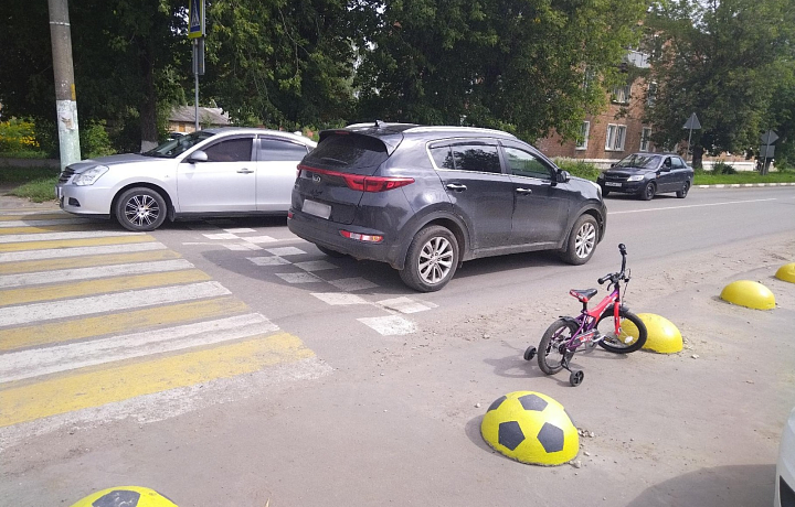 В Кимовске водитель Kia Sportage сбил пятилетнего велосипедиста: ребенок попал в больницу