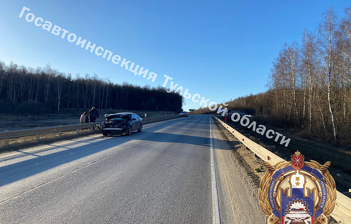 На трассе «Золотое кольцо» в Тульской области в автомобильной аварии пострадали мужчина и ребенок