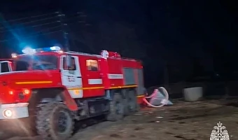 В Ясногорском районе ночью потушили пожар в частном жилом доме