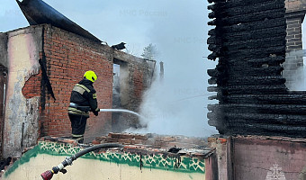 Пожар уничтожил жилой дом в СНТ в Заокском районе
