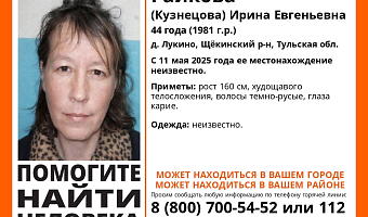 В Щекинском районе больше полугода не могут найти 44-летнюю женщину