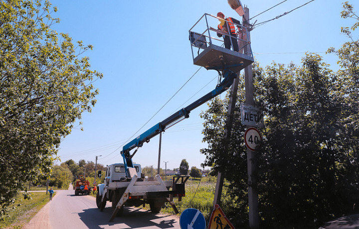В тульской деревне Тихвинка установят 53 светильника