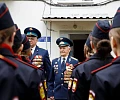 Тульские кадеты и студенты поздравили ветерана Великой Отечественной войны с наступающим Днем Победы