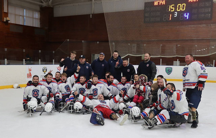 Команда «АКМ-следж» стала чемпионом России по следж-хоккею