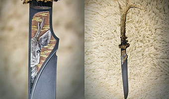 Белевская пастила из янтаря и драгоценная всечка: гравер из Тулы делает уникальные ножи, которые представлены в ведущих музеях страны