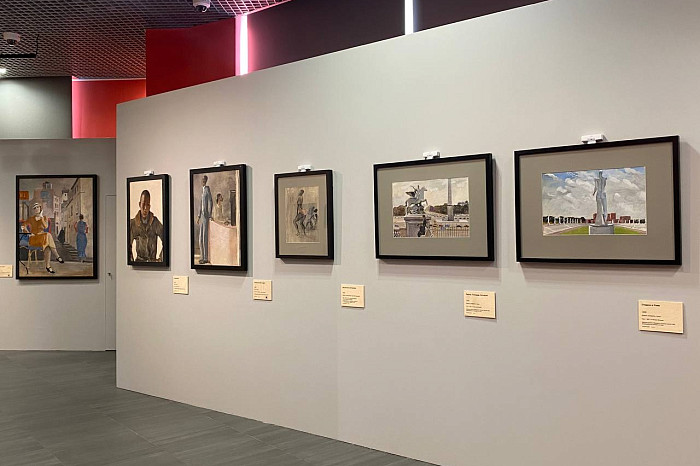 Образы, преисполненные невесомостью: в тульском Фонде искусств открылась выставка работ Александра Дейнеки