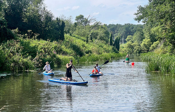 Фестиваль Vashana Sup Camp в Тульской области завершился пижамным заплывом