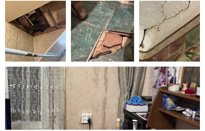 «Обвалились потолки, пол, стена треснула от чердака до фундамента»: жителей аварийного дома в Щекине не могут переселить семь лет