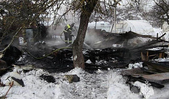 Тульские спасатели потушили пять пожаров за прошедшие сутки 29 января