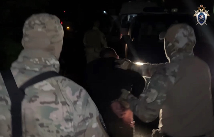 СК опубликовал видео с проверки показаний налётчиков в тульском Ханино