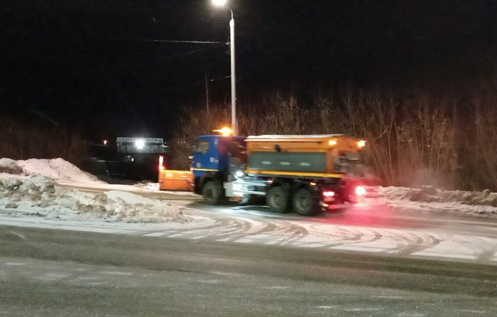 За сутки в Туле израсходовано 535 тонн противогололедных материалов