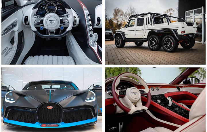 Bugatti Divo, Bentley Mulliner Bacalar и шестиколесный Brabus: ТОП-7 самых дорогих автомобилей, которые можно купить в России