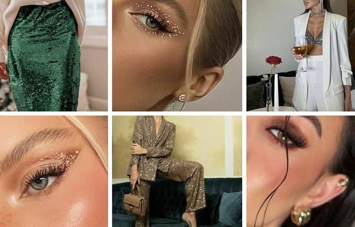 Убрать волосы с лица, добавить в образ блестящую изюминку: тульский стилист Волкова показала актуальные новогодние образы для корпоратива