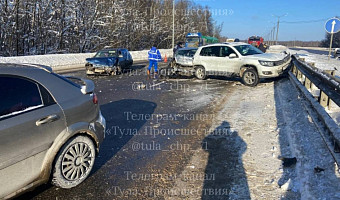 Двое детей и двое взрослых пострадали в ДТП на трассе М-2 «Крым» в Заокском районе