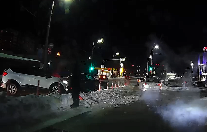 Калужское шоссе в Туле встало в большую пробку