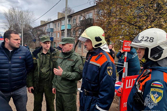 Опубликованы фото с места взрыва бытового газа в Куркино Тульской области
