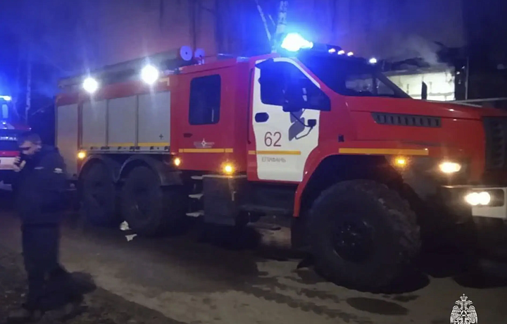 В поселке Епифань Кимовского района спасатели потушили пожар в частном доме