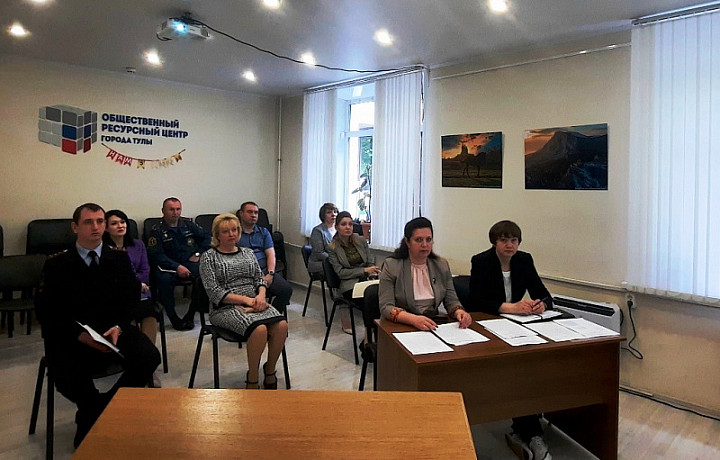 В Туле прошло заседание комиссии по делам несовершеннолетних и защите их прав