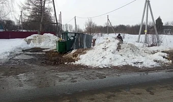 Жители Щекинского района пожаловались на стихийную свалку в Горячкино