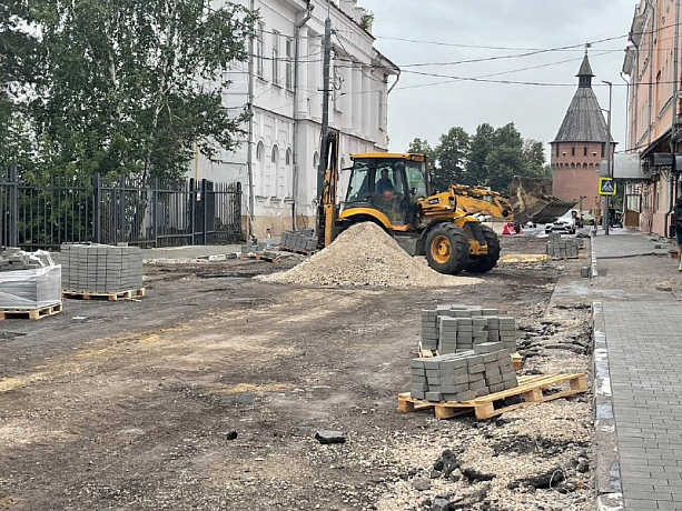 Работы по ремонту улицы Союзной в Туле завершатся до 10 сентября