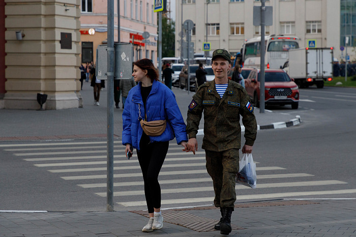 Первая репетиция Парада Победы прошла на площади Ленина в Туле