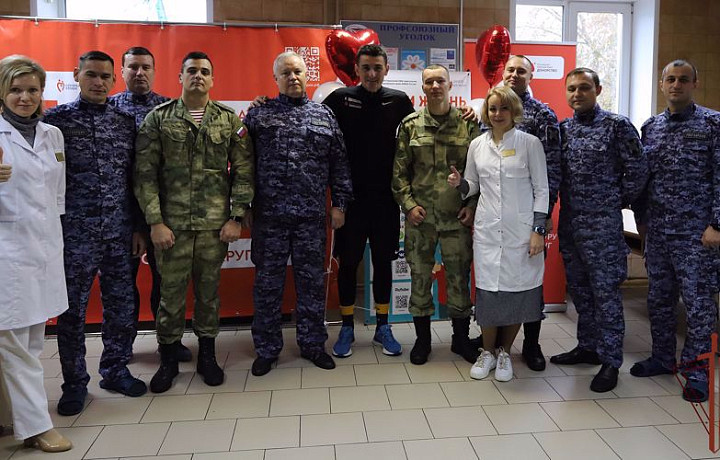 Тульские росгвардейцы присоединились к марафону донорства «Давай вступай!»