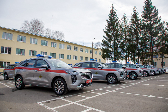 Сотрудники тульского Управления Росгвардии получило 13 новых служебных автомобилей Haval
