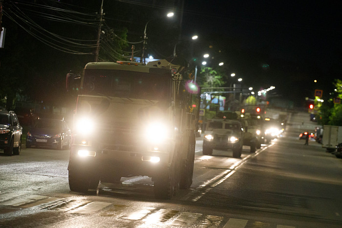 Фоторепортаж: в Туле прошла вторая репетиция Парада Победы