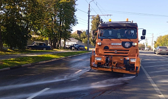 За сутки с тульских улиц вывезли 43 кубометра смета