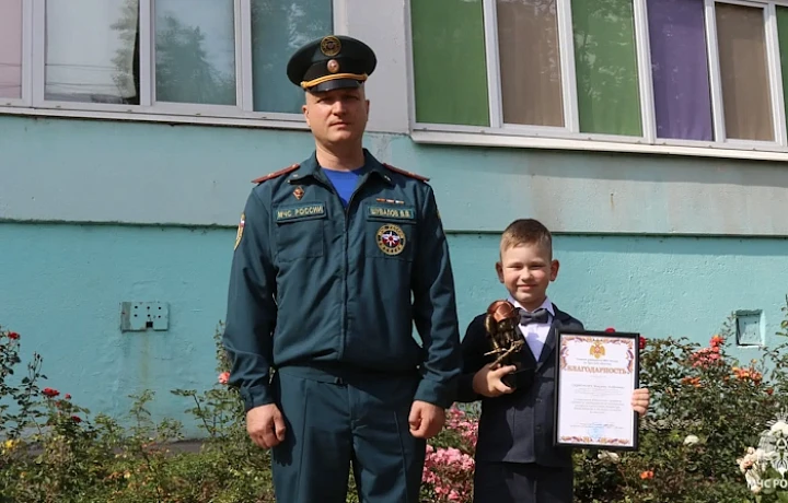 Заметил огонь и поднял тревогу: первоклассник из Тулы спас дома соседей от пожара